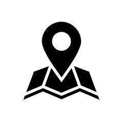 Map Icon Vector Flat and Clean Isolated Format