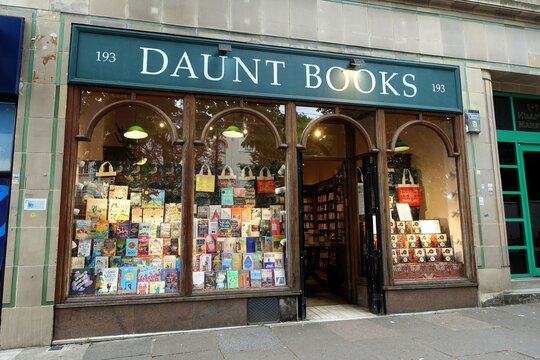 Daunt Books, Belsize Park, 193 Haverstock Hill, London. Daunt Books is an independent chain of bookshops in England, founded in 1990 by James Daunt.