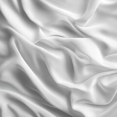 Obraz premium soft draped white fabric texture background