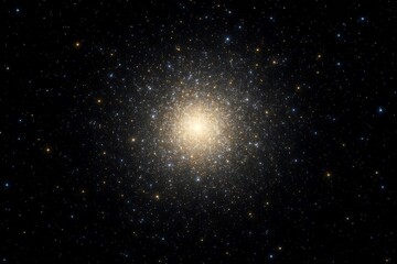Galaxy NGC 7089 Deep Space View, Cosmic Star Cluster Astronomy Background for Science and Editorial Use