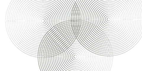 Abstract white glowing geometric lines on gray background. Modern shiny blue circle lines pattern. Futuristic technology concept. Suit for cover, poster, banner, brochure, header, website vector