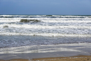 The view of Sottomarina beach, Venice, Italy      