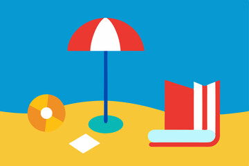 Beach Reads Summer Vacation, Sun, Sand, and Books