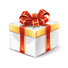 Obraz premium Professional Christmas Gift Box Vector Illustration for Festive Holiday Designs