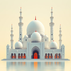 Obraz premium Card mosque