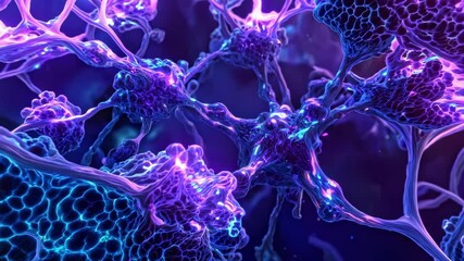Abstract Neural Network Medical Technology Background - Powered by Adobe