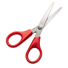 Scissors on Pure White Background &ndash; Sharp Cutting Tool Icon for Office, Craft, and School Supplies

