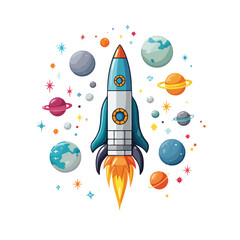 Exploration of Space: Rocket Design for Scientific Concepts and Cosmic Icons