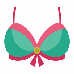 Minimal Bikini Bra Illustration