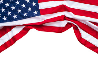 American Flag Drape Patriotic Background for Designs