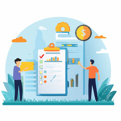 Consolidate report or combine data, integration or connection to get solution for success, union, blend or join research, collaboration or optimization, hand put data or graph consolidate in the bo