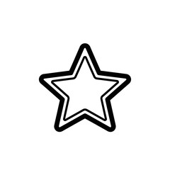 Obraz premium Vector icon of a star symbolizing excellence and achievement