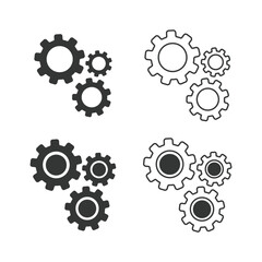 Settings Icon Vector Design.
