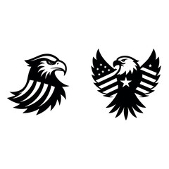 Fototapeta premium eagle silhouette 
