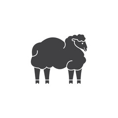 Sheep Icon Vector Design. 