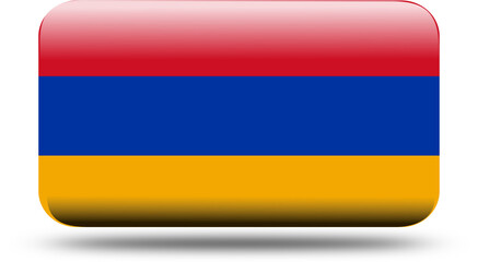 3D Rectangle Flag of Armenia