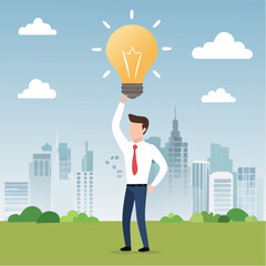 Control business success, leading company improvement, growth or increase efficiency, ambition or influence employee to growth business concept, businessman hand control success rising up grap