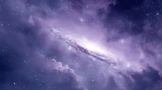 Mysterious pulsating cosmic object in a starry galaxy, revealing the wonders of astronomical discovery