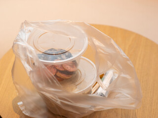Takeaway food box order takeaway