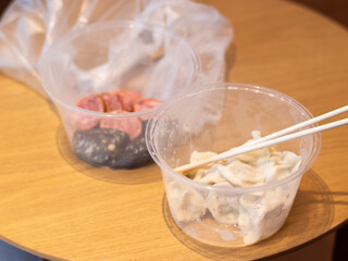 Takeaway food box order takeaway