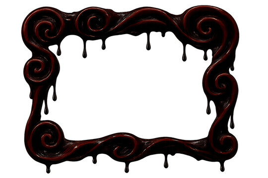 Dripping Liquid Gothic Frame