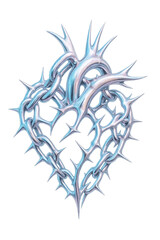 Obraz premium Spiky Y2K Heart