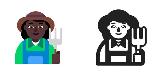 Farmer Dark Skin Male