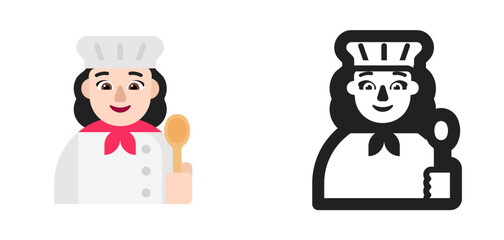 Chef Very Light Skin Female