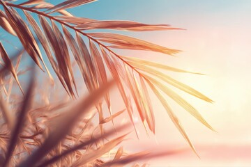 A colorful beach scene with a striped umbrella and a kite flying high against a clear blue sky, capturing the essence of summer leisure activities outdoors.