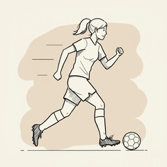 Fototapeta premium football player