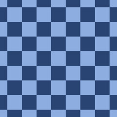 Country Dark Blue Checks 2 Set Seamless Repeat