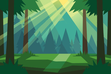tropical forest landscape