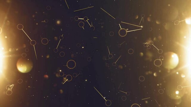 color and light scientific background