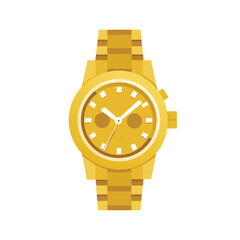 Luxury Gold Wristwatch Elegant Timepiece Design