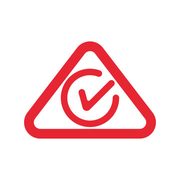 RCM Certification, Regulatory Compliance Mark Vector