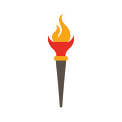 Torch Icon  A Fiery Symbol of  Passion, Victory, and Enlightenment