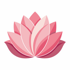 Transparent Petal Layers on White