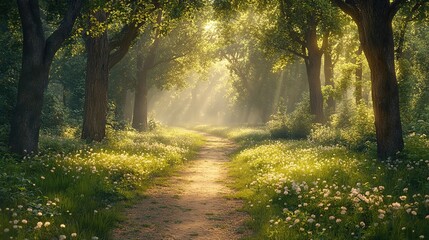 Fototapeta premium morning in the forest