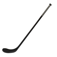 Naklejka premium Hockey stick sports equipment isolated on black