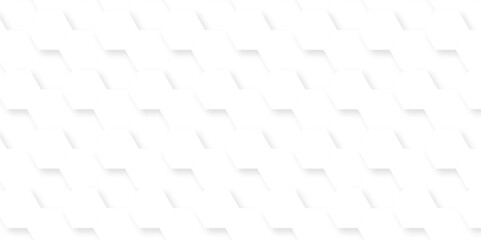 Abstract hexagons white hexagon polygonal pattern grid football background. vector seamless bright white abstract honeycomb geometric grid digital tech wall tiles background.	
