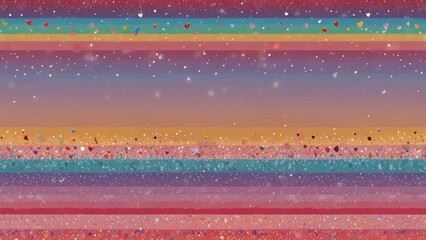 Pastel Rainbow Stripe Pixel Art Style VTuber Background