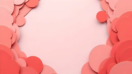 Pink Red Layered Paper Background