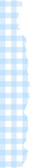 Sky Blue Gingham Washi Tape