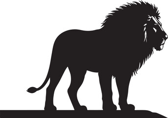 lion silhouette vector