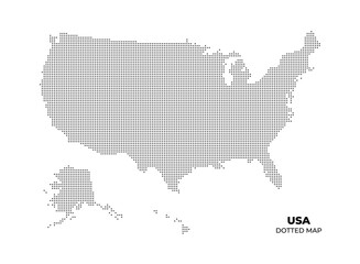 Dotted Map of the USA