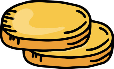 St. Patricks Day Two Gold Coins

