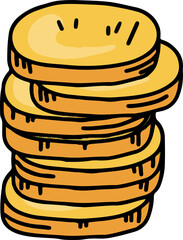 St. Patricks Day Stack of Gold Coins

