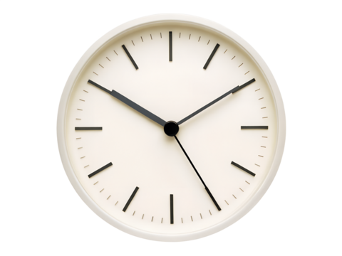 Wall clock isolated on transparent background Remove png, Clipping Path, pen tool - Powered by Adobe