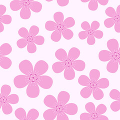 February 21st Birth Flower nemophila Graphic Design Pattern 2