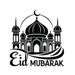  Eid Mubarak Mosque Silhouette Vector (2).eps